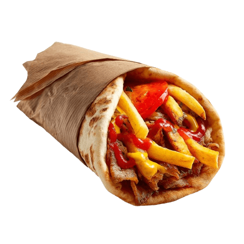 Sandwich με γύρο χοιρινό
