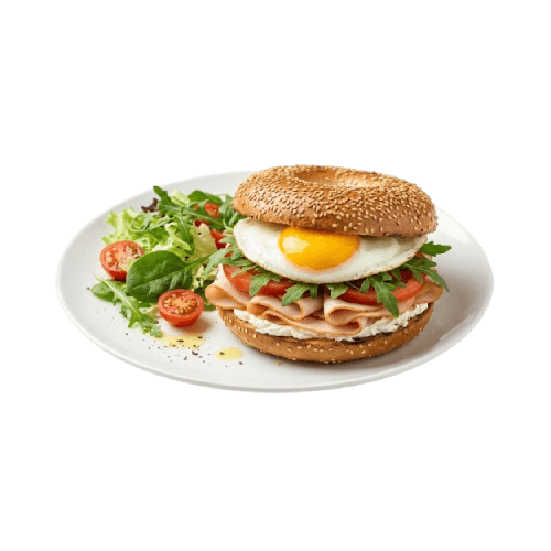 Bagel γαλοπούλα
